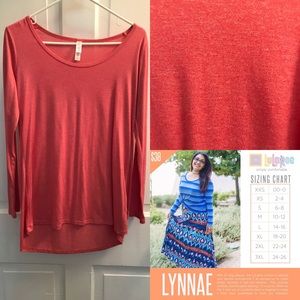 LuLaRoe Small Lynnae - Coral